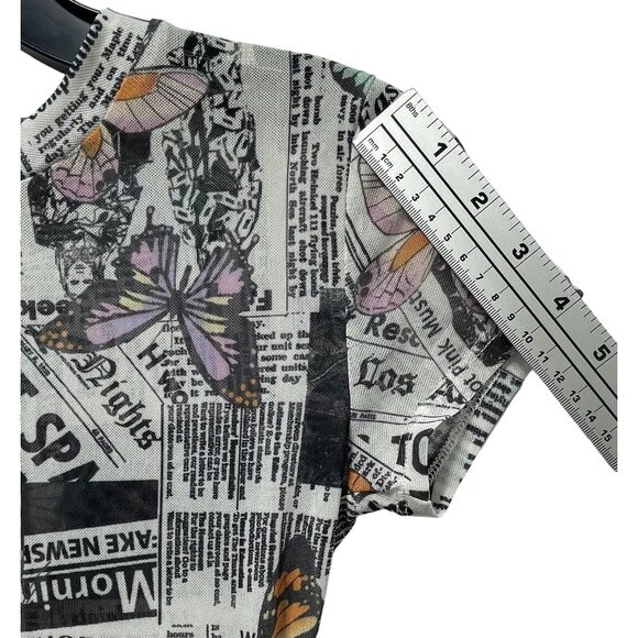 Rue 21 - Women's Short Sleeve Round Neck Bodysuit - White - Extra Small - Picture 7 of 11